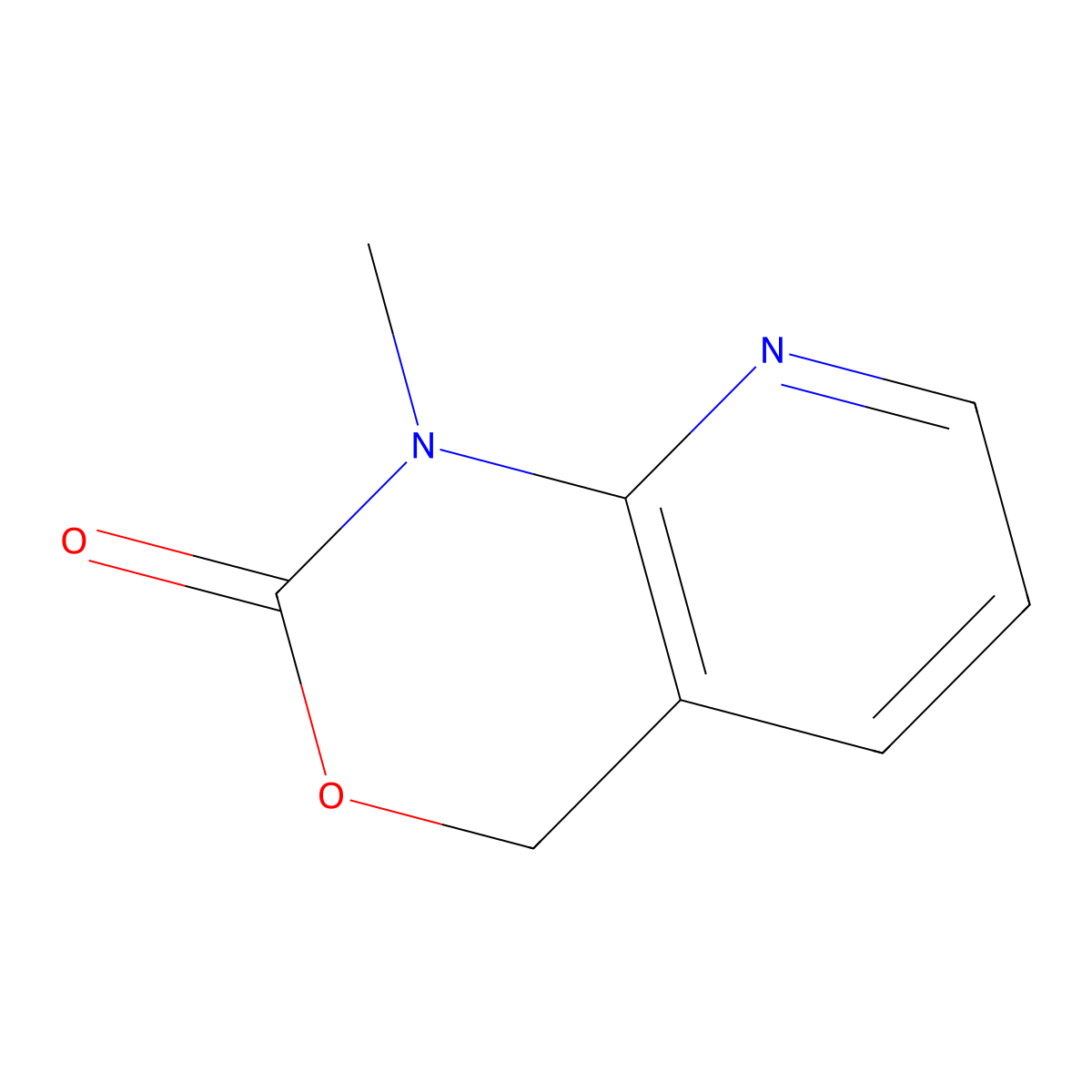 1,4-Dihydro-1-methyl-2H-pyrido(2,3-d)(1,3)oxazin-2-one molecular structure, CAS 2734004-61-4