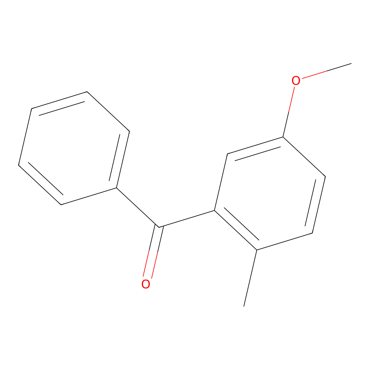 (5-Methoxy-2-methylphenyl)(phenyl)methanone molecular structure, CAS 2734021-54-4