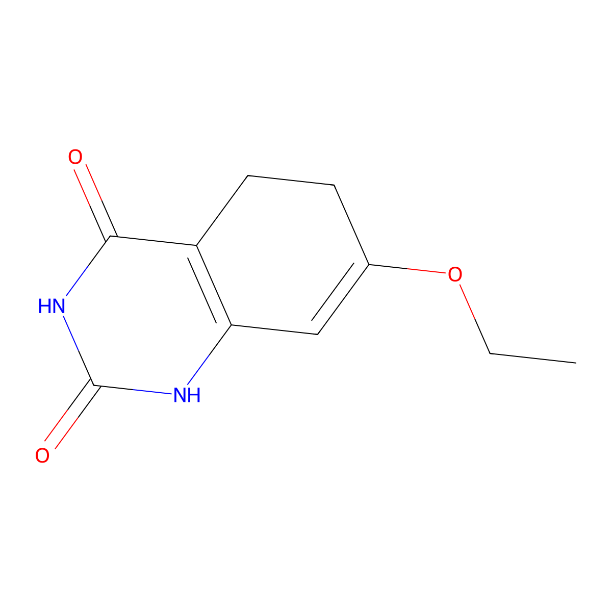 7-Ethoxy-5,6-dihydro-1H-quinazoline-2,4-dione molecular structure, CAS 2734062-33-8
