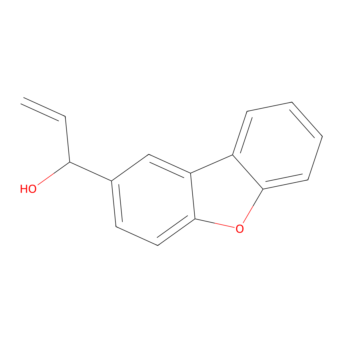 1-(DibenZo[b,d]furan-2-yl)prop-2-en-1-ol molecular structure, CAS 2734165-84-3