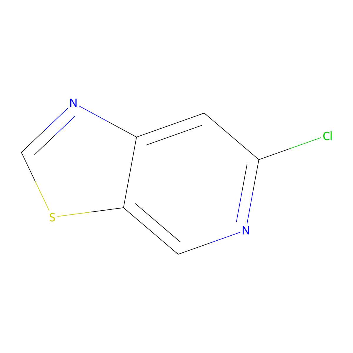 6-chloroThiazolo[5,4-c]pyridine molecular structure, CAS 2734207-03-3