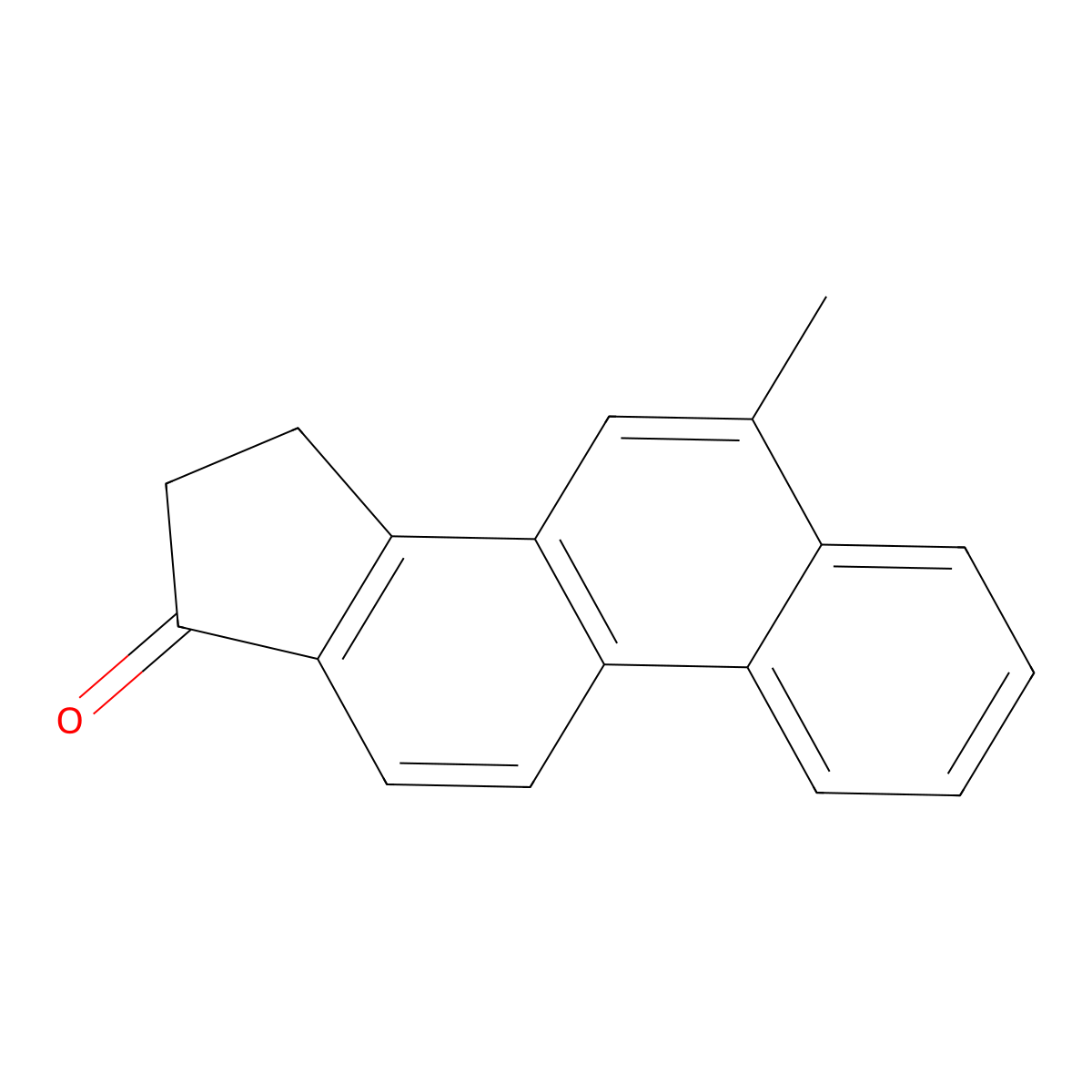 15,16-Dihydro-6-methyl-17H-cyclopenta(a)phenanthren-17-one molecular structure, CAS 27343-44-8