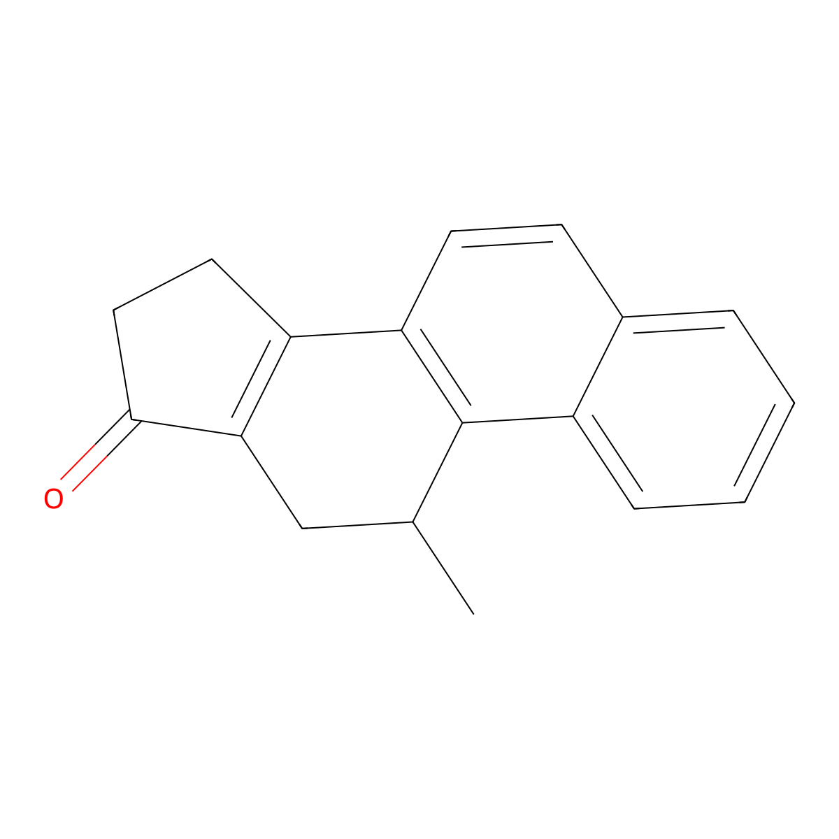11-Methyl-11,12,15,16-tetrahydro-17H-cyclopenta(a)phenanthren-17-one molecular structure, CAS 27343-48-2