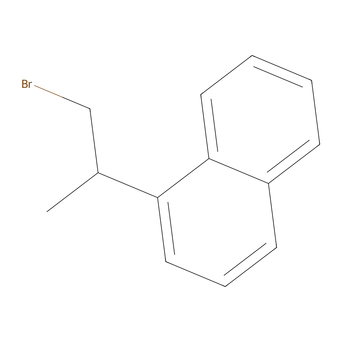 1-(1-Bromopropan-2-yl)naphthalene molecular structure, CAS 27343-57-3