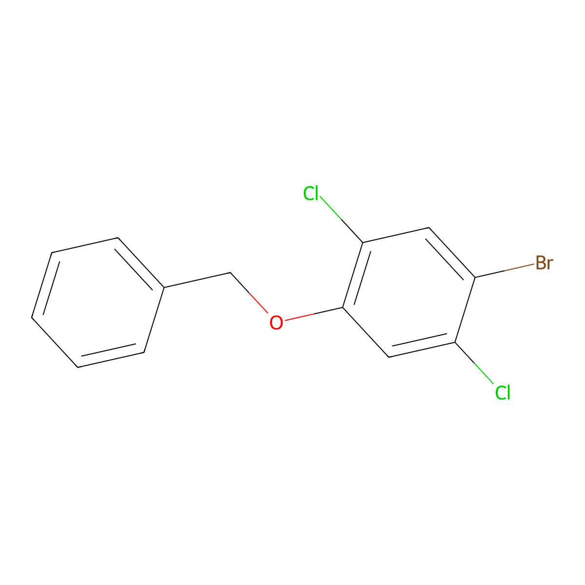 1-(Benzyloxy)-4-bromo-2,5-dichlorobenzene molecular structure, CAS 2734778-51-7