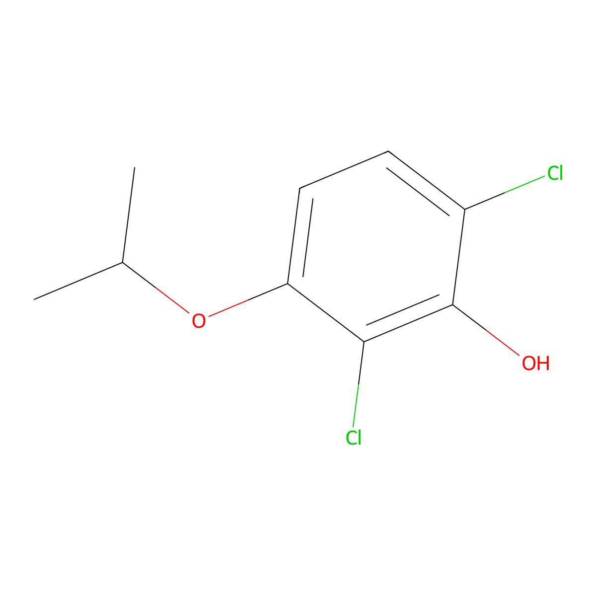2,6-Dichloro-3-isopropoxyphenol molecular structure, CAS 2734779-54-3