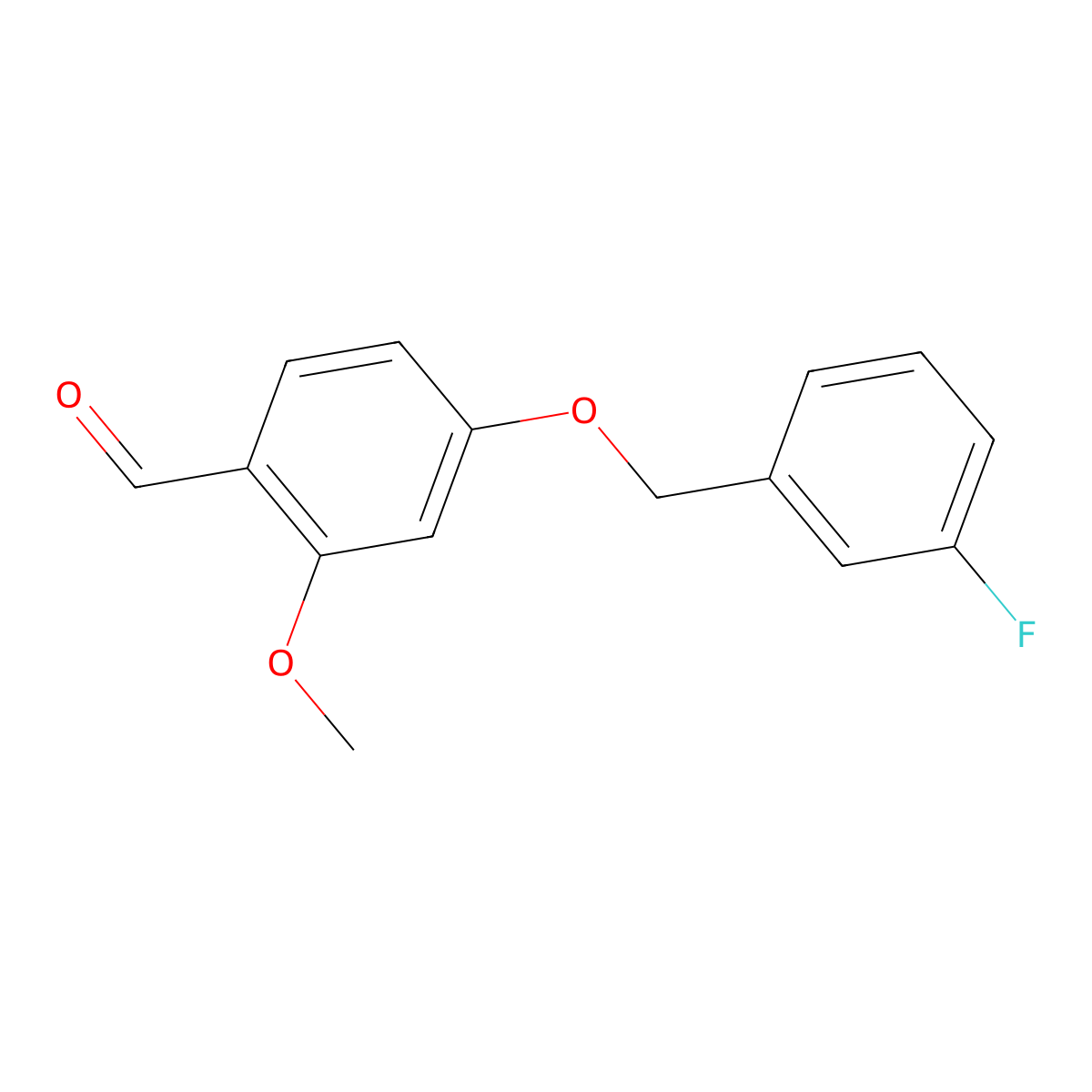 4-((3-Fluorobenzyl)oxy)-2-methoxybenzaldehyde molecular structure, CAS 2734779-74-7
