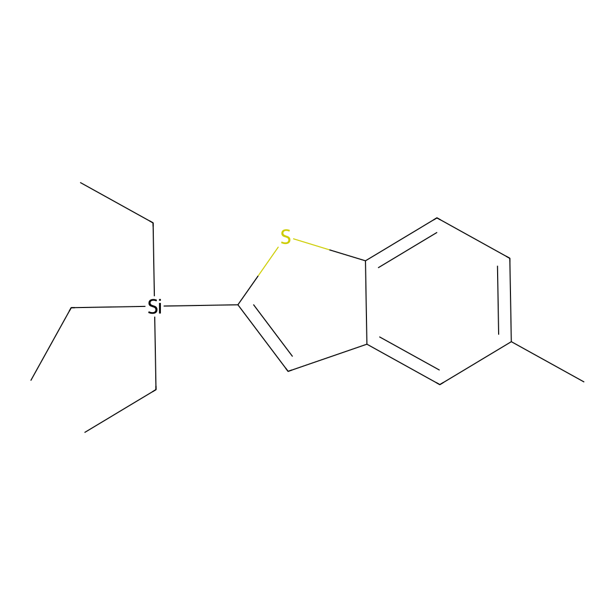 5-Methyl-2-(triethylsilyl)benZo[b]thiophene molecular structure, CAS 2734900-00-4
