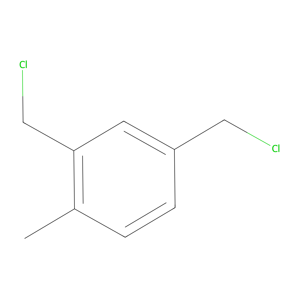 2,4-Bis(chloromethyl)toluene molecular structure, CAS 2735-05-9