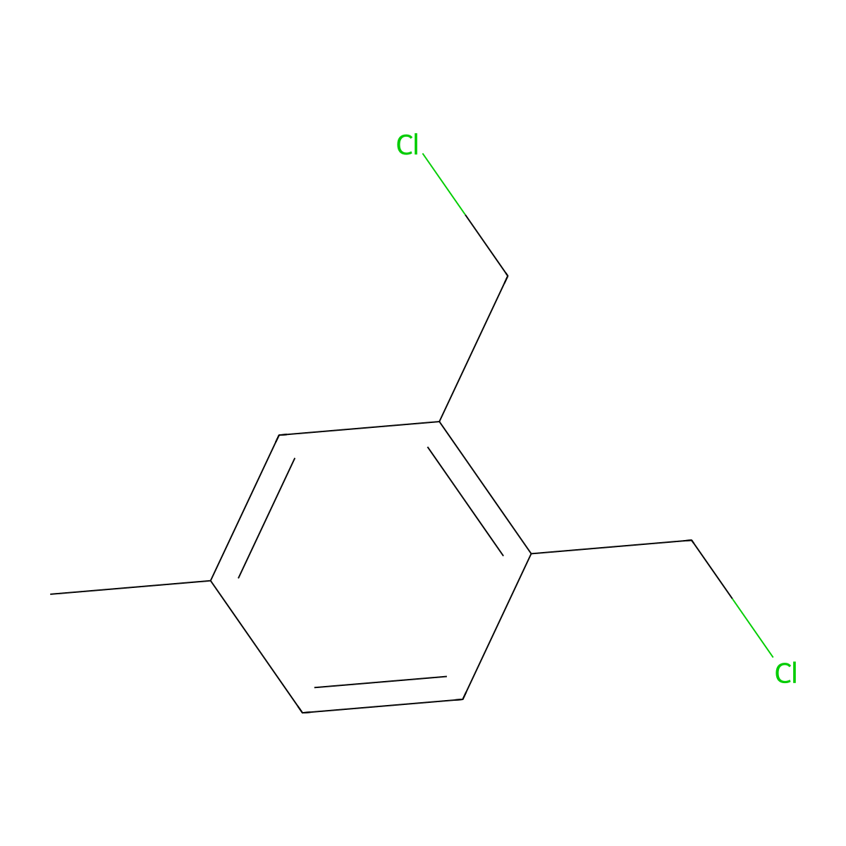 1,2-Bis(chloromethyl)-4-methylbenzene molecular structure, CAS 2735-06-0