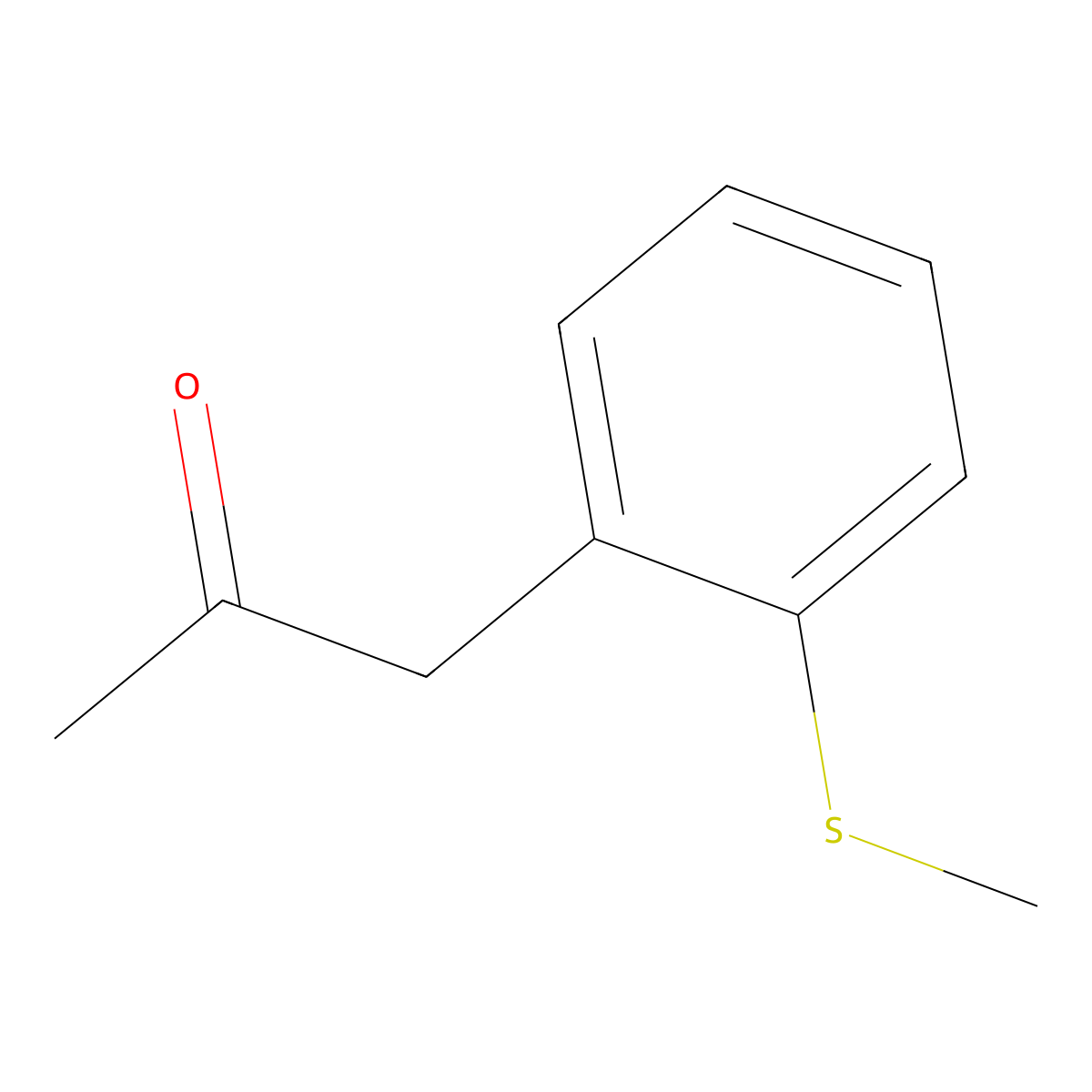 1-[2-(Methylsulfanyl)phenyl]propan-2-one molecular structure, CAS 27350-24-9