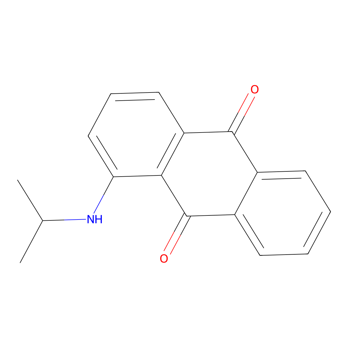 Solvent Red 169 molecular structure, CAS 27354-18-3