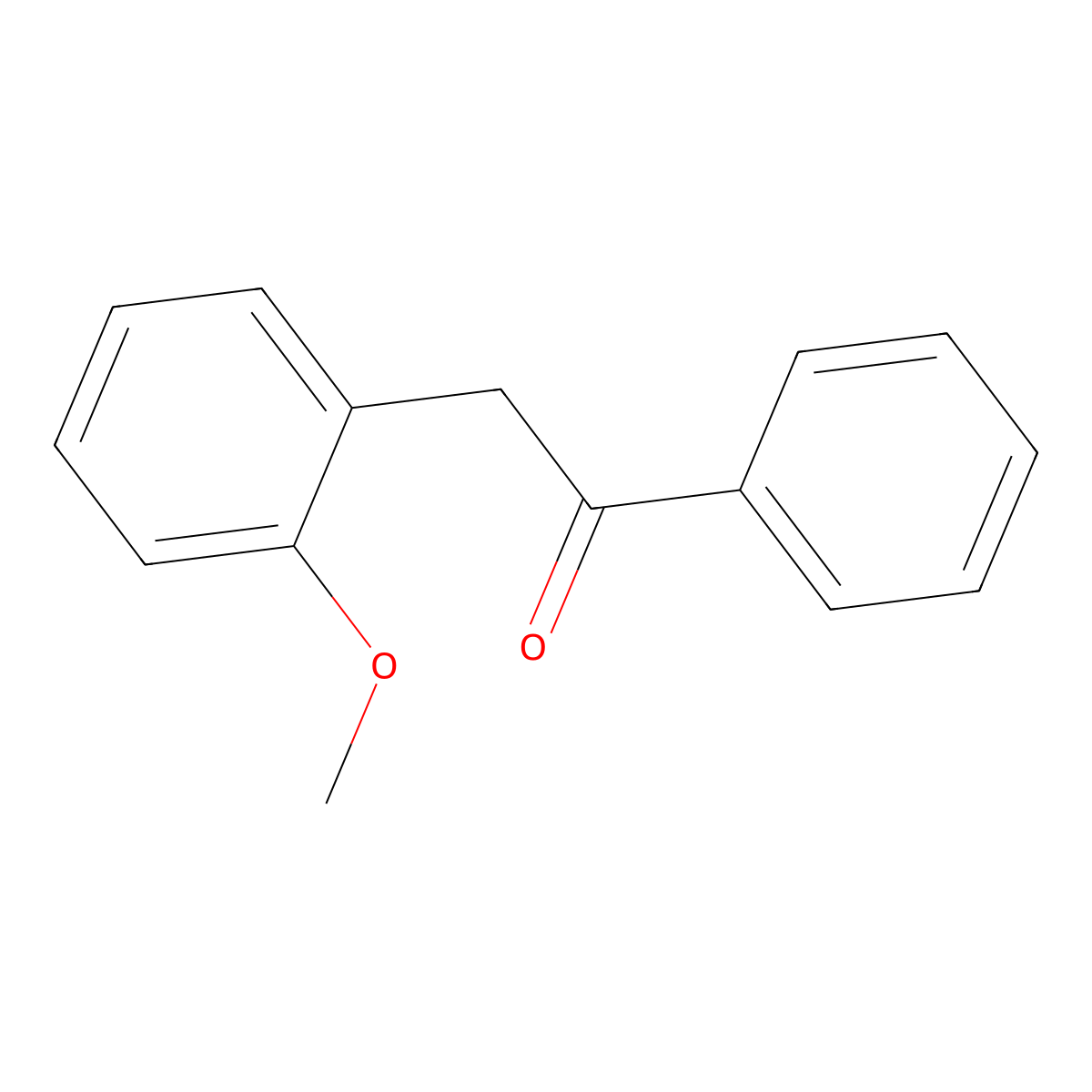 2-(2-Methoxyphenyl)acetophenone molecular structure, CAS 27356-33-8