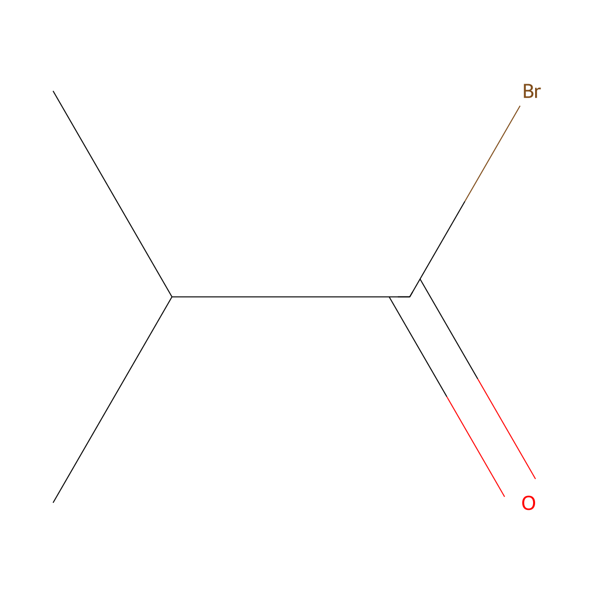 Isobutyryl Bromide molecular structure, CAS 2736-37-0