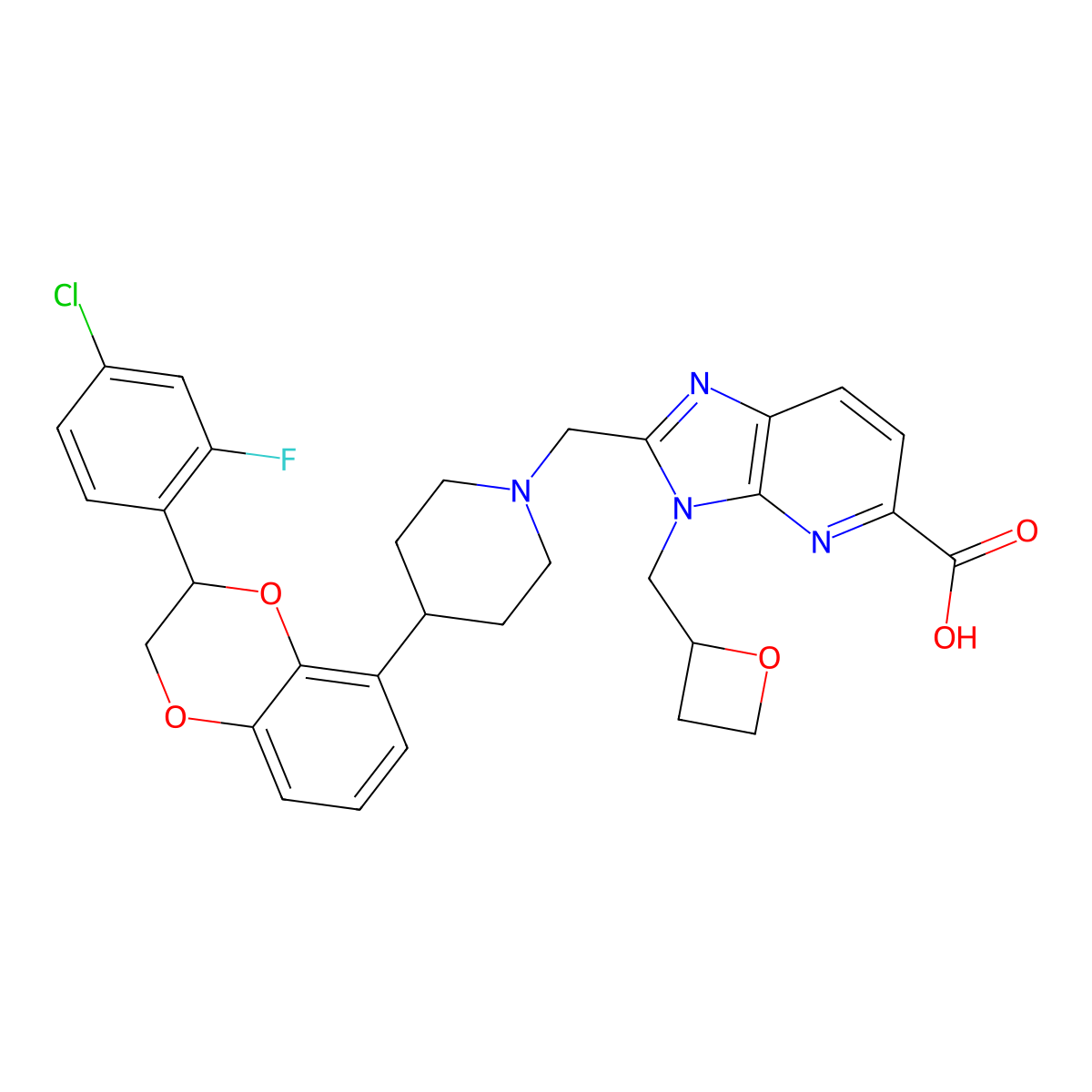 GLP-1 receptor agonist 7 molecular structure, CAS 2736447-04-2