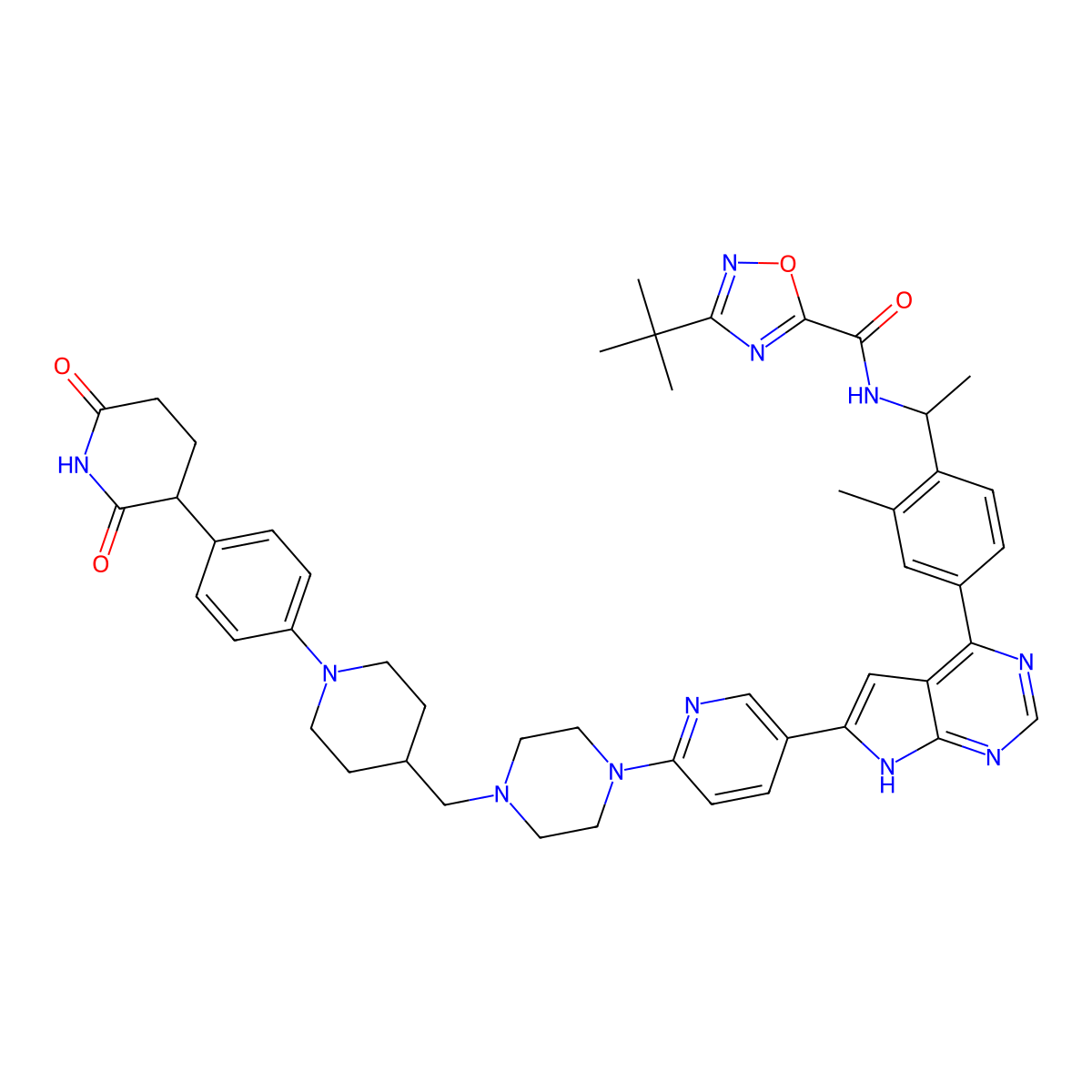 PROTAC BTK Degrader-11 molecular structure, CAS 2736508-94-2