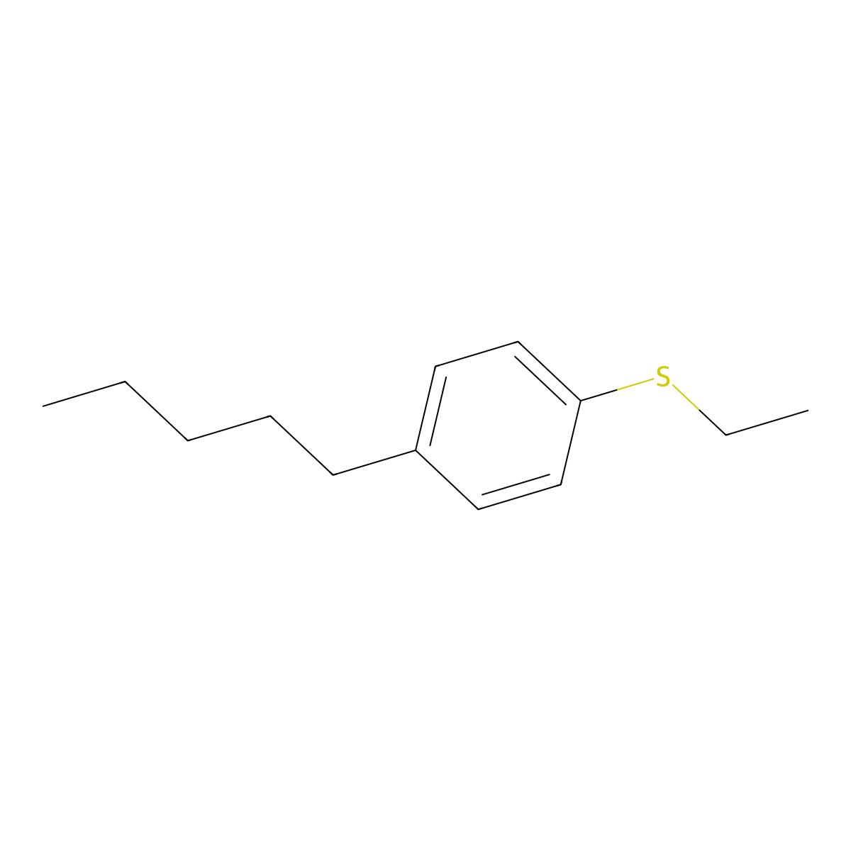1-(Ethylthio)-4-pentylbenzene molecular structure, CAS 2737206-76-5
