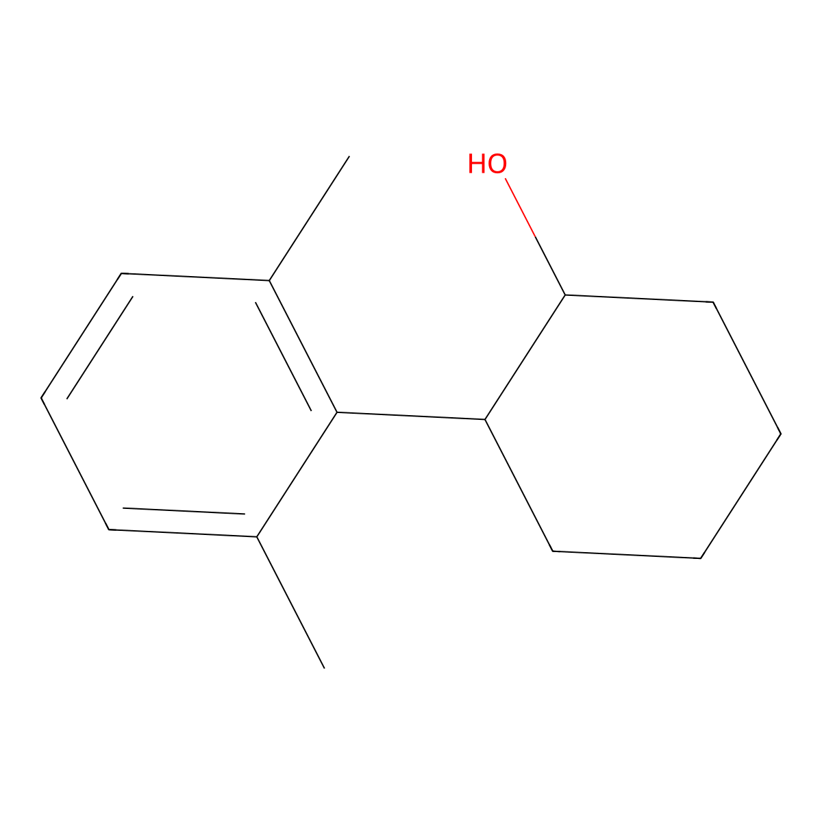 2-(2,6-Dimethylphenyl)cyclohexanol molecular structure, CAS 2737207-35-9