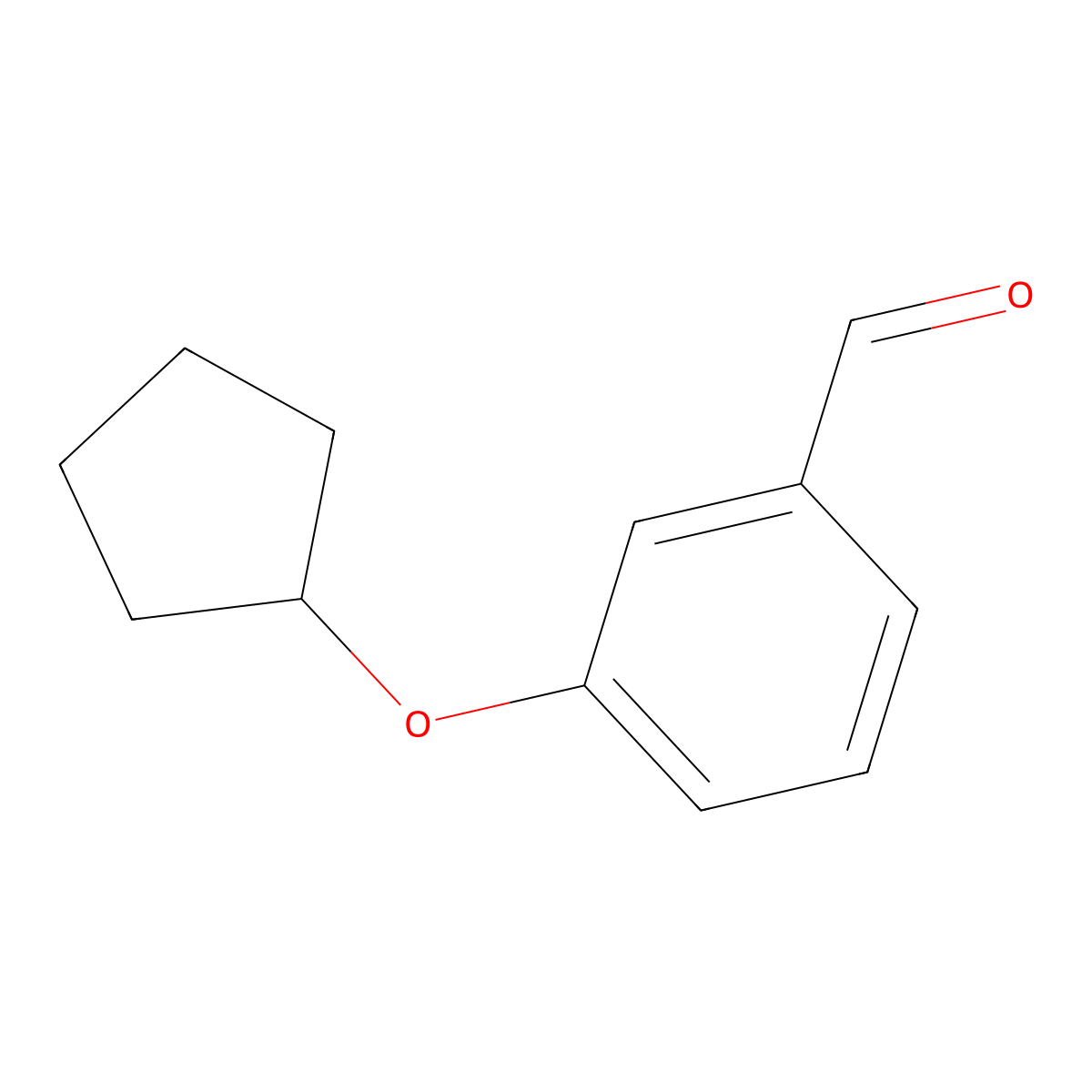 3-(Cyclopentyloxy)benzaldehyde molecular structure, CAS 273722-75-1