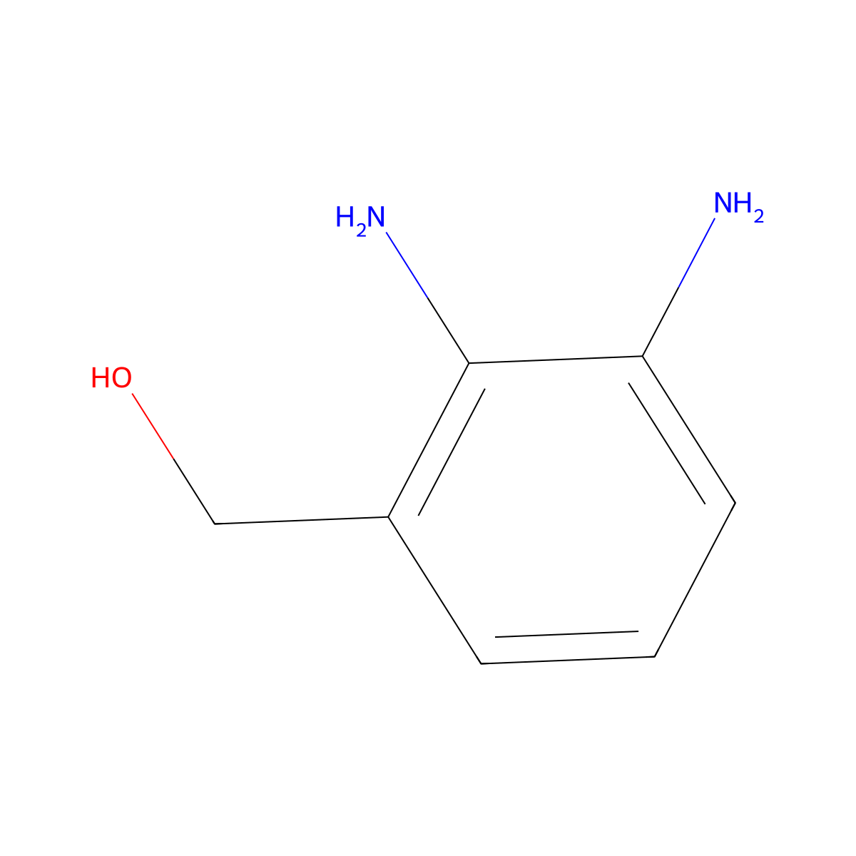 (2,3-Diaminophenyl)methanol molecular structure, CAS 273749-25-0