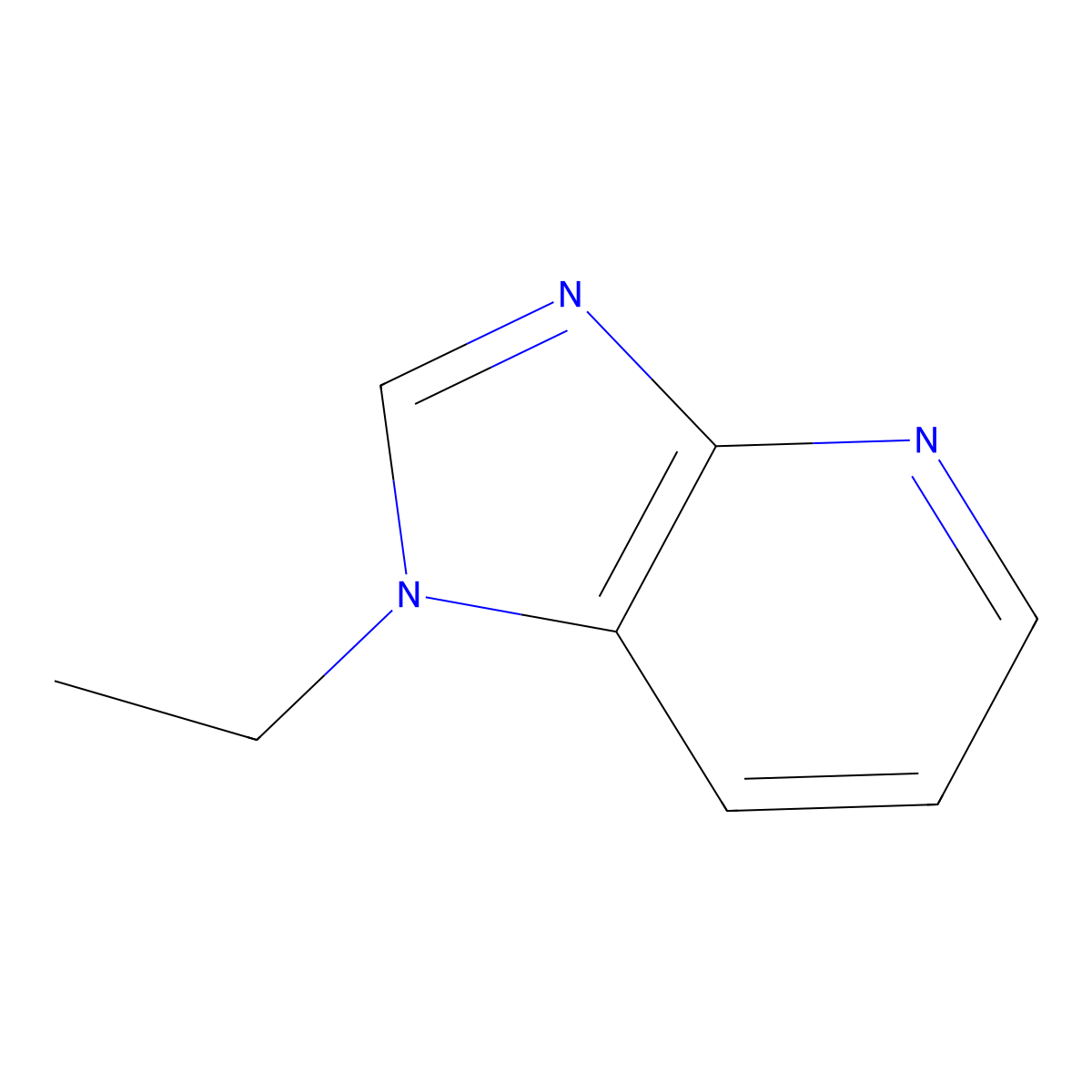 1-Ethyl-1H-imidazo[4,5-b]pyridine molecular structure, CAS 273756-99-3