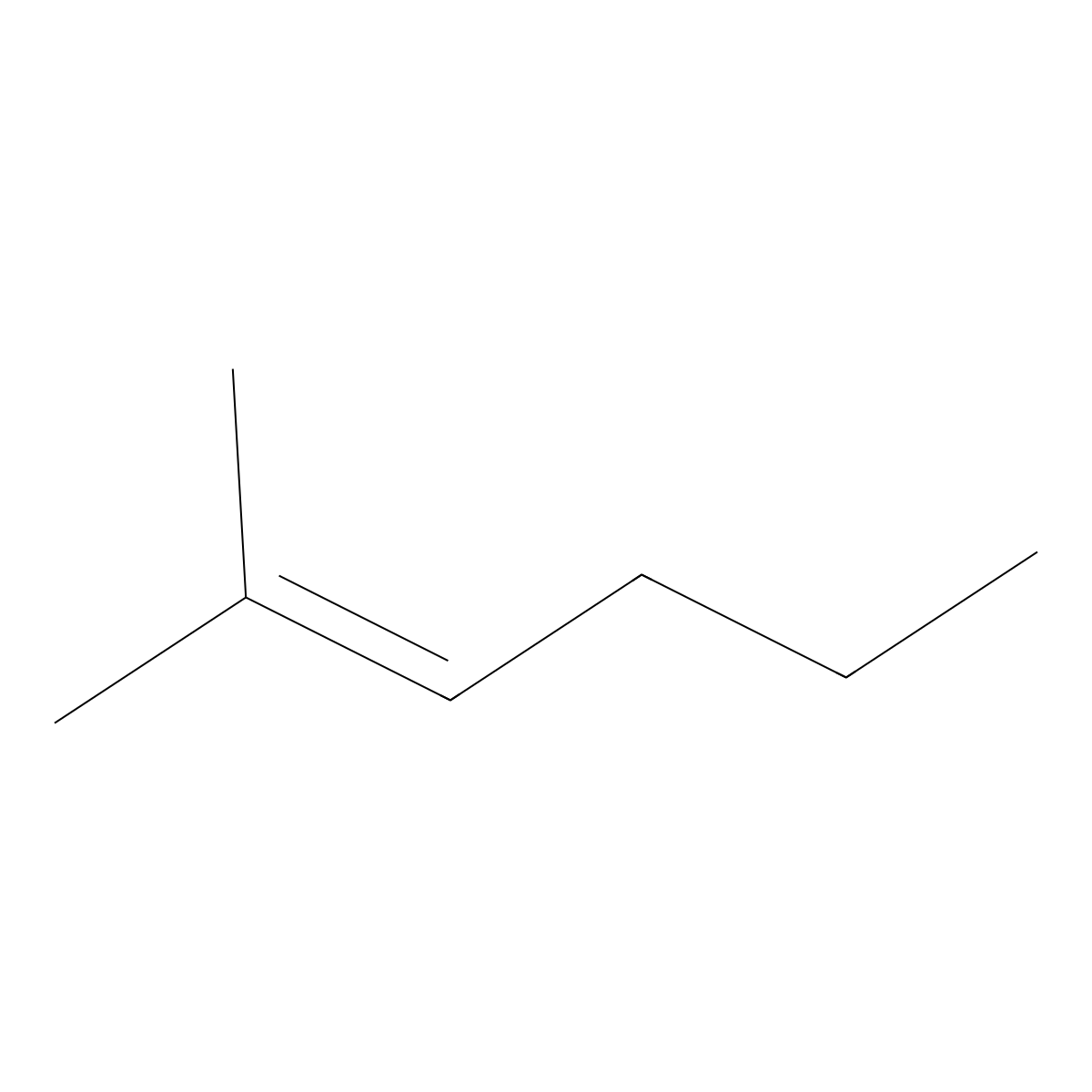 2-Methyl-2-hexene molecular structure, CAS 2738-19-4