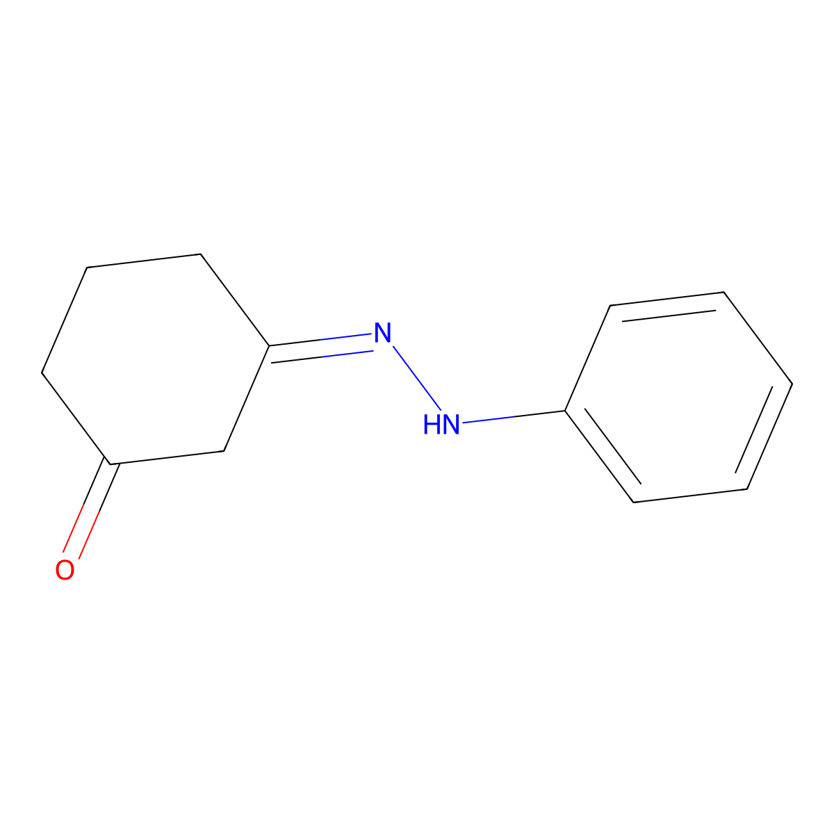 1,3-Cyclohexanedione, 1-(2-phenylhydrazone) molecular structure, CAS 27385-45-1