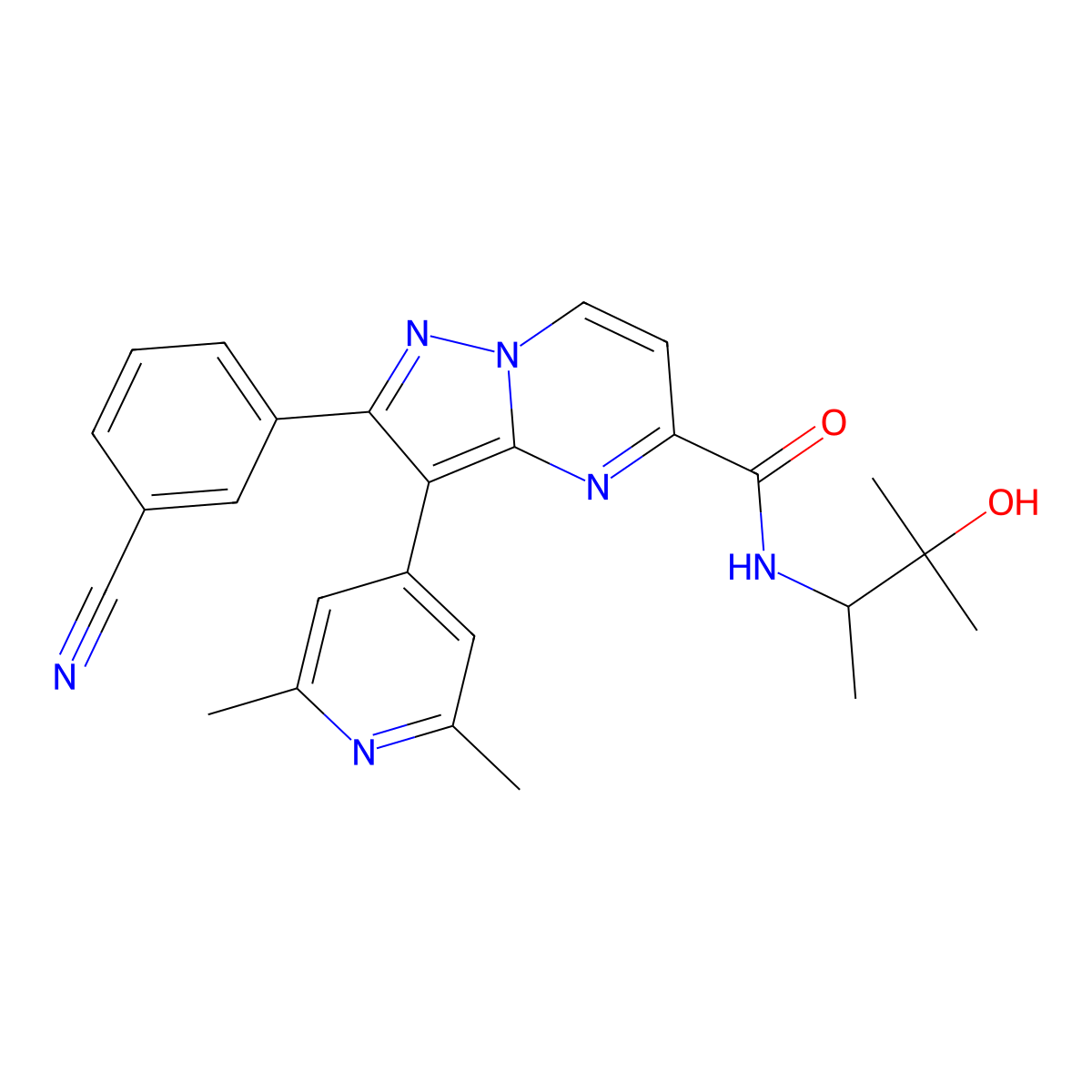 A2A receptor antagonist 3 molecular structure, CAS 2738606-83-0