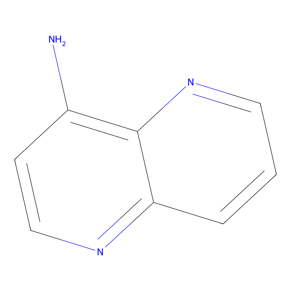1,5-Naphthyridin-4-amine molecular structure, CAS 27392-68-3