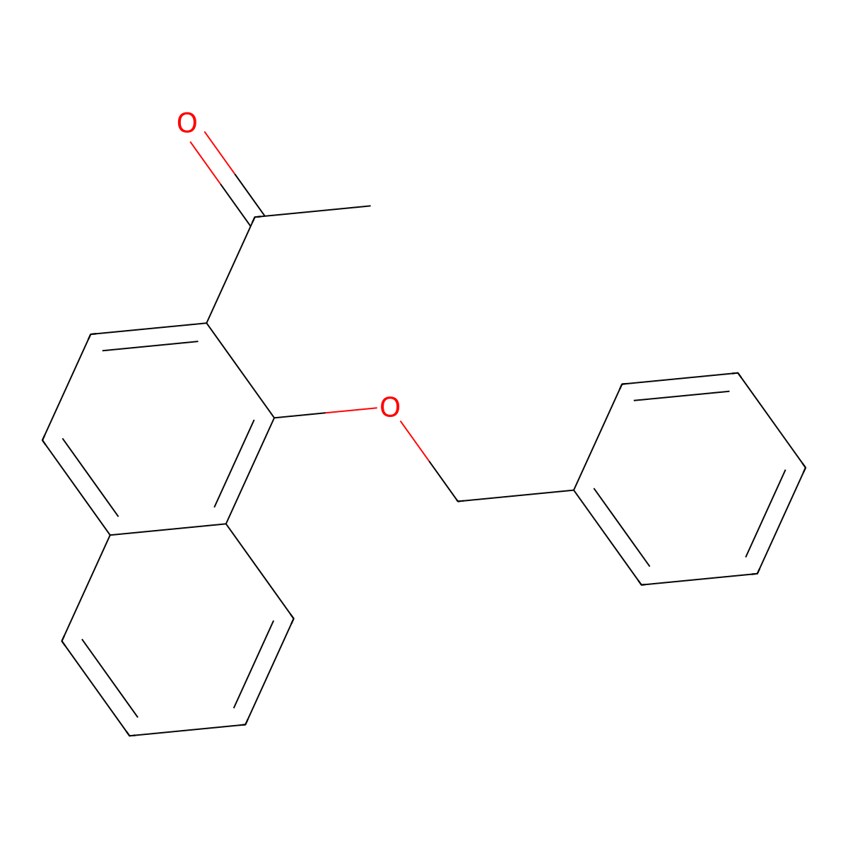 1-[1-(Phenylmethoxy)-2-naphthalenyl]ethanone molecular structure, CAS 273926-69-5