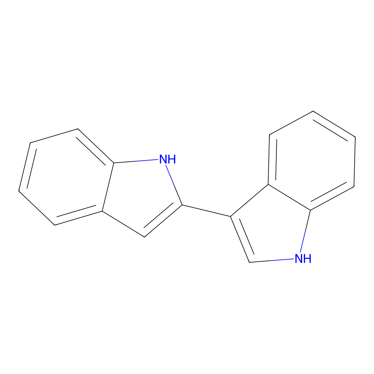 2,3'-Biindole molecular structure, CAS 27393-85-7