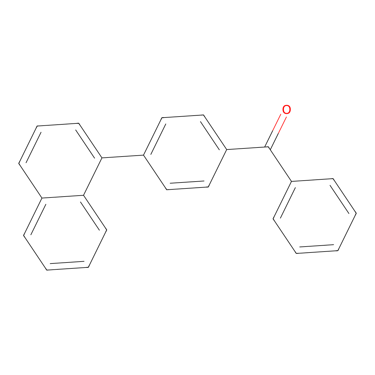 [4-(Naphthalen-1-yl)phenyl](phenyl)methanone molecular structure, CAS 273937-69-2