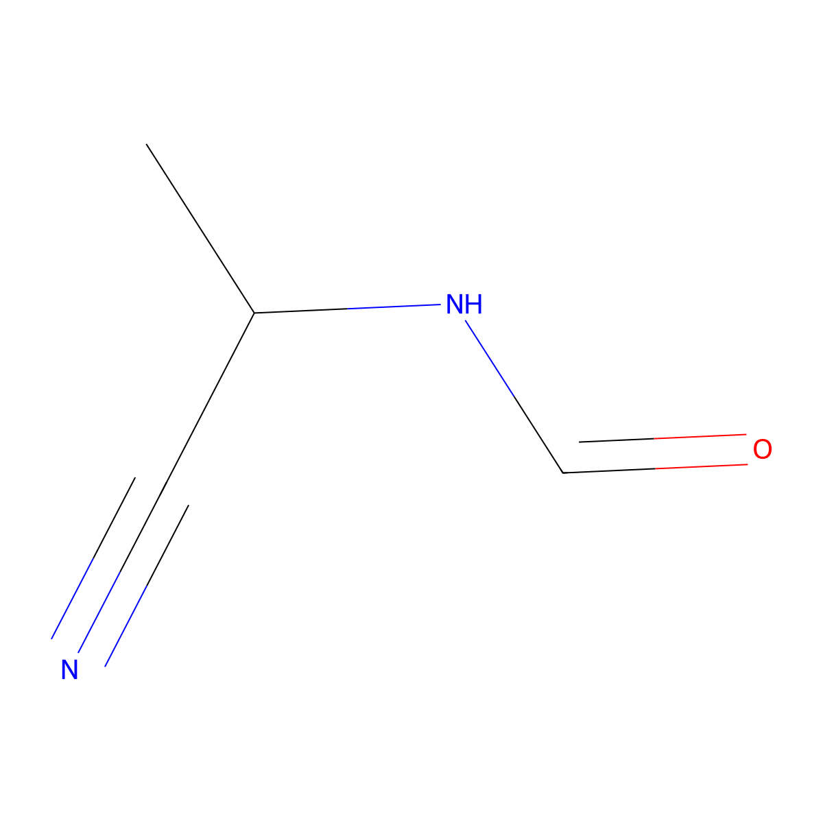 N-(1-Cyanoethyl)formamide molecular structure, CAS 27394-99-6