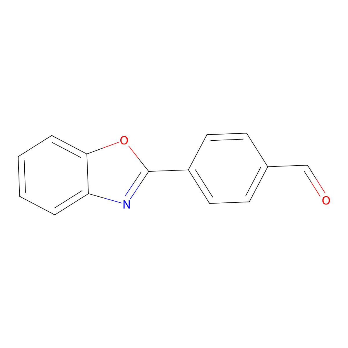 4-(1,3-Benzoxazol-2-yl)benzaldehyde molecular structure, CAS 27395-93-3