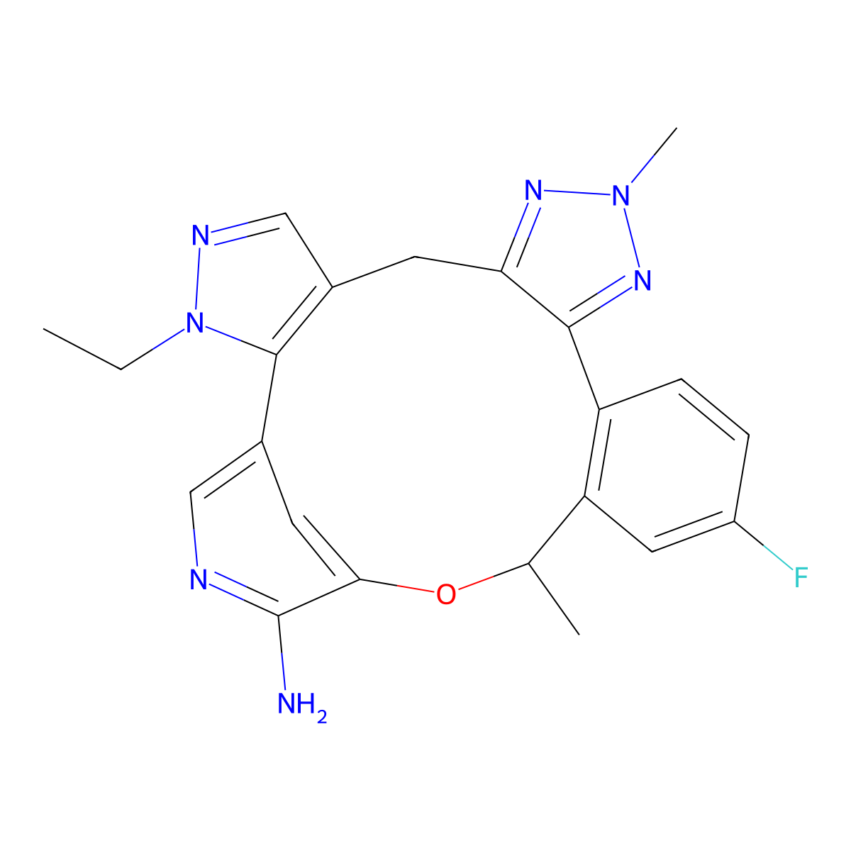 Zidesamtinib molecular structure, CAS 2739829-00-4
