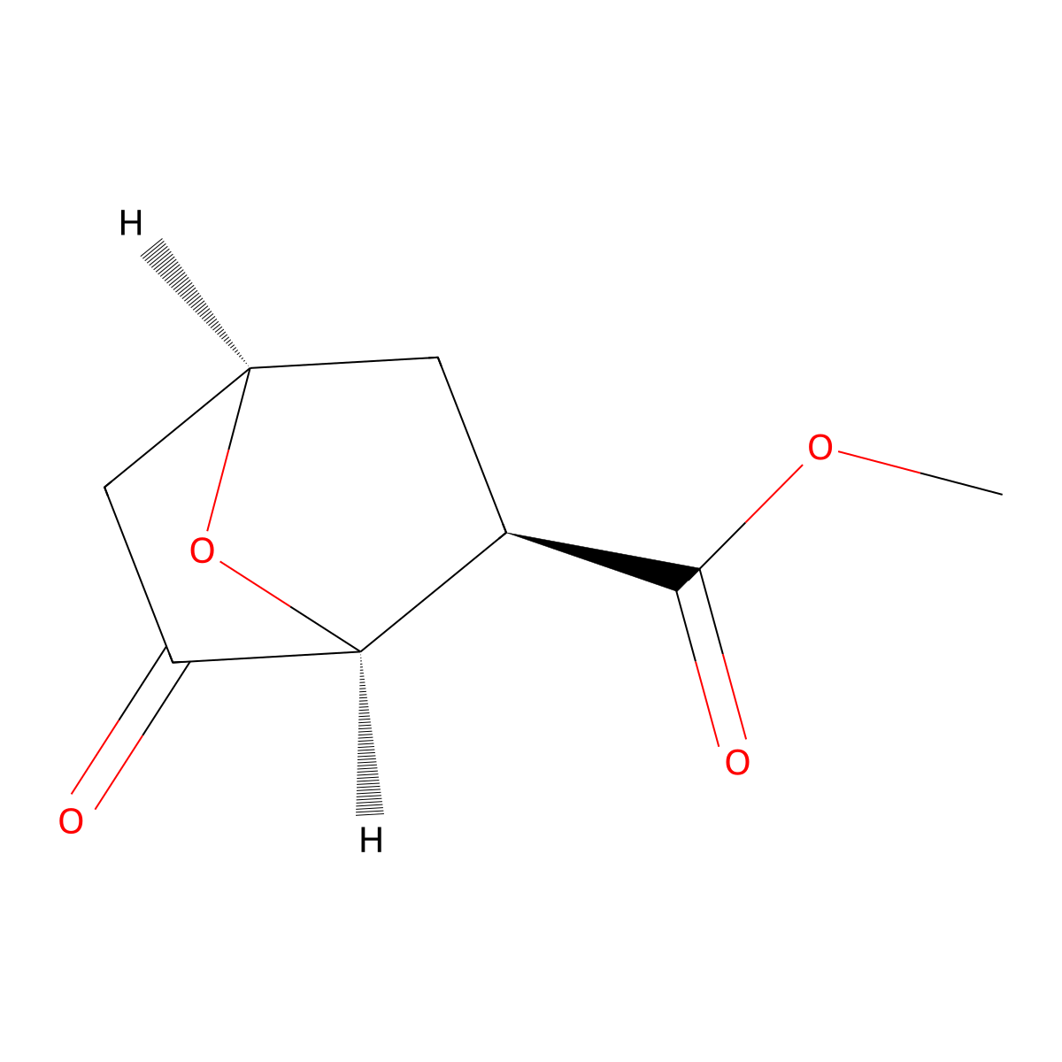 rac-methyl (1R,2S,4S)-6-oxo-7-oxabicyclo(2.2.1)heptane-2-carboxylate molecular structure, CAS 2739951-63-2