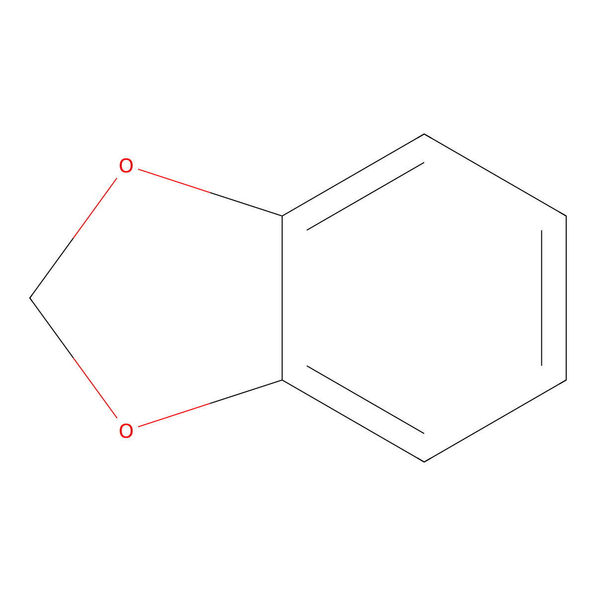 1,3-Benzodioxole molecular structure, CAS 274-09-9