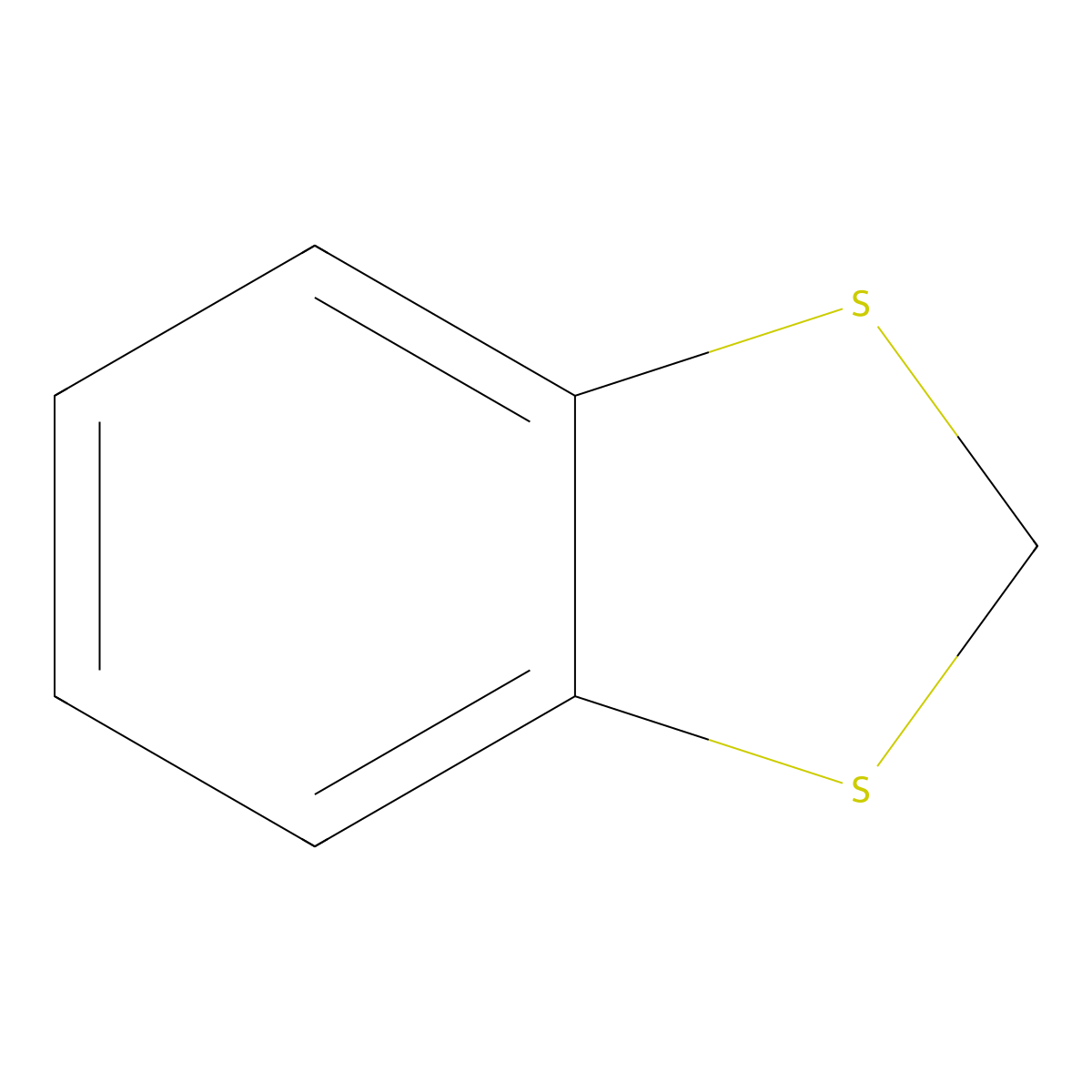 1,3-Benzodithiole molecular structure, CAS 274-30-6
