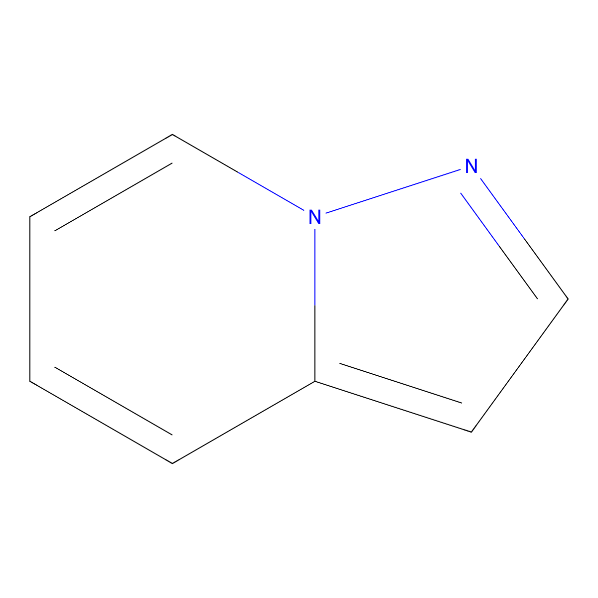 Pyrazolo(1,5-a)pyridine molecular structure, CAS 274-56-6