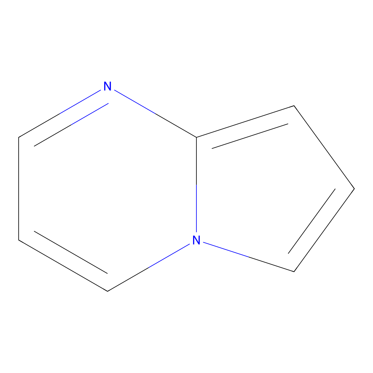 Pyrrolo[1,2-a]pyrimidine molecular structure, CAS 274-66-8