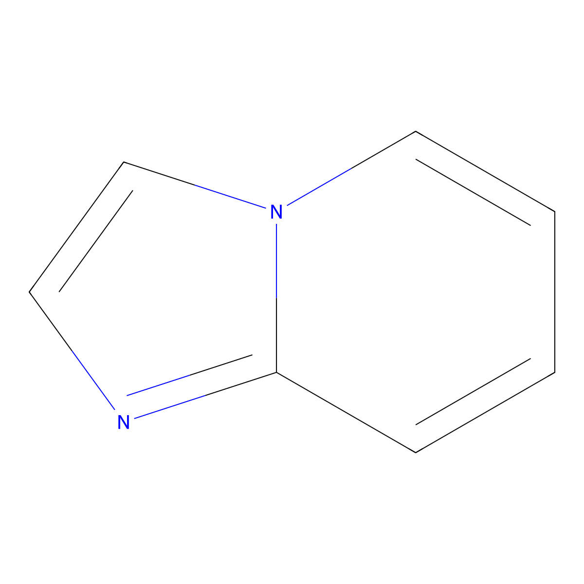 Imidazo(1,2-a)pyridine molecular structure, CAS 274-76-0