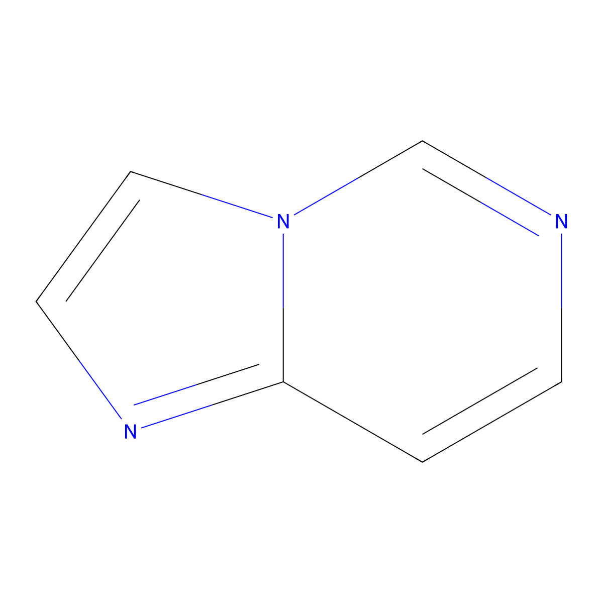 Imidazo(1,2-c)pyrimidine molecular structure, CAS 274-78-2
