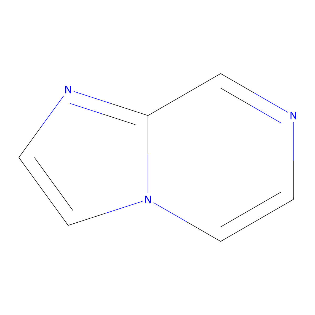 Imidazo(1,2-a)pyrazine molecular structure, CAS 274-79-3