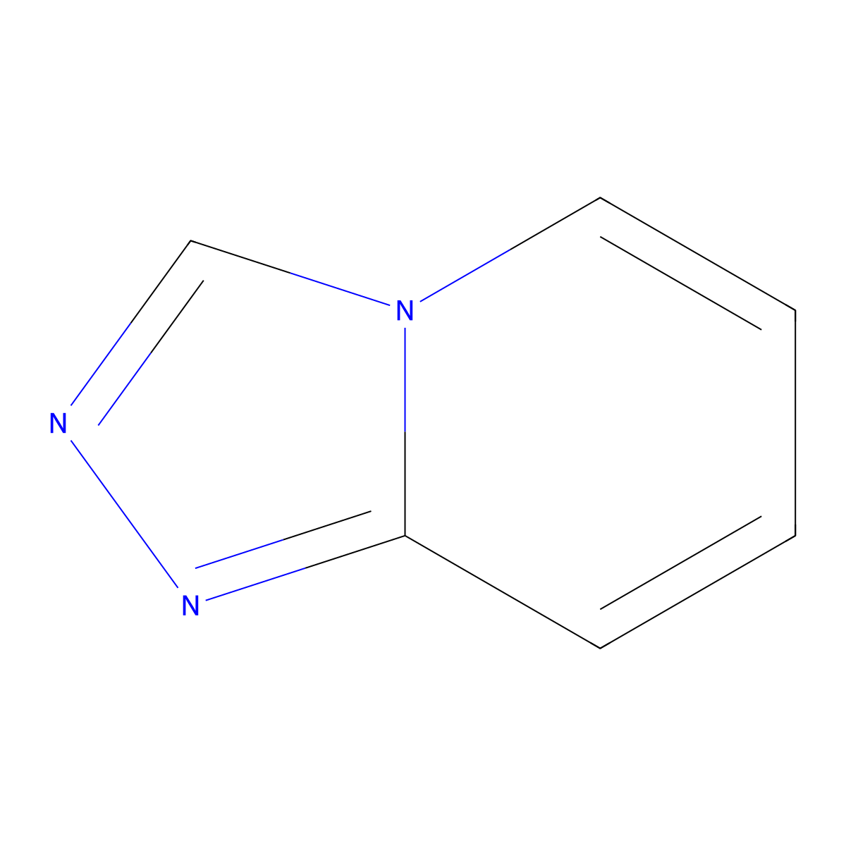 (1,2,4)Triazolo(4,3-a)pyridine molecular structure, CAS 274-80-6