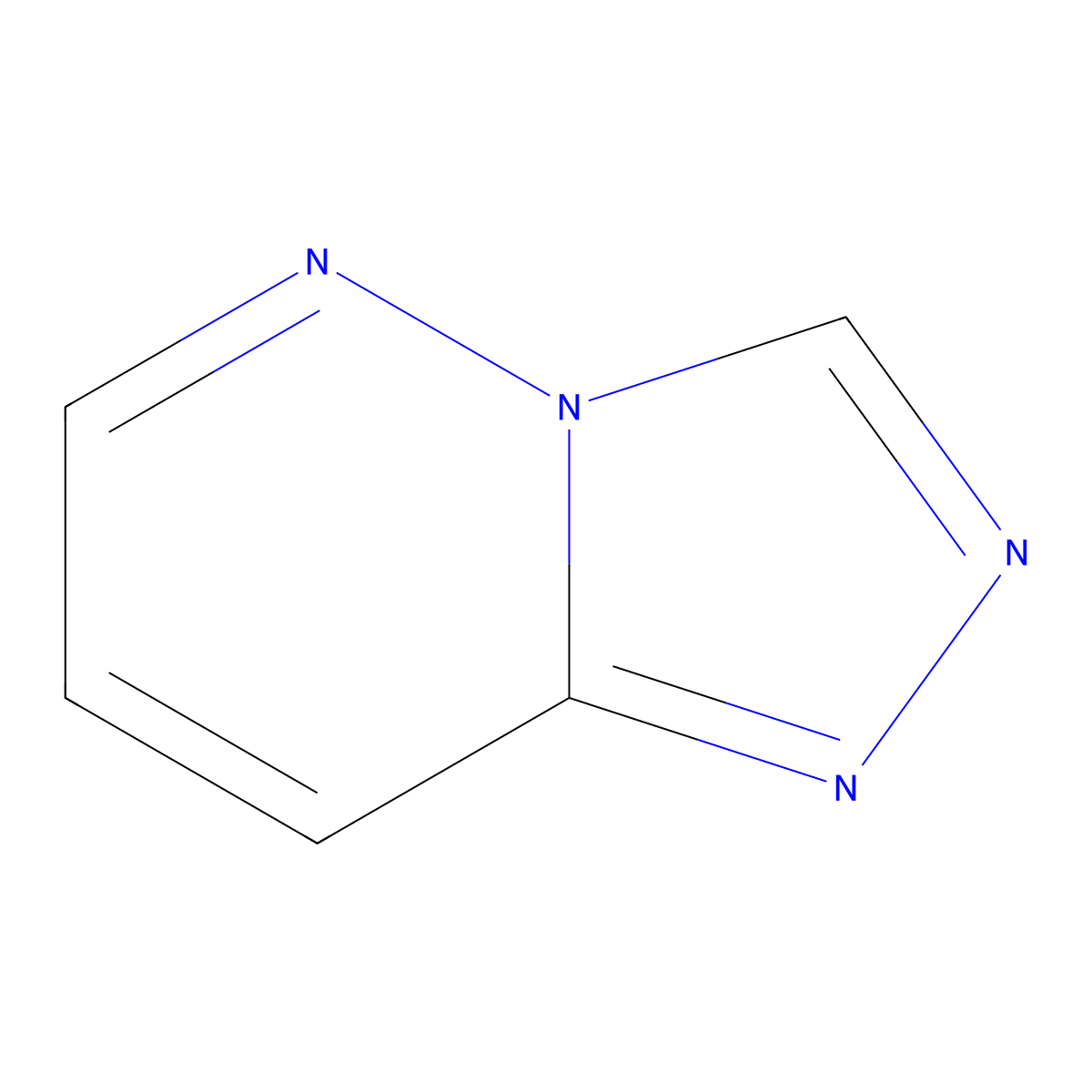 1,2,4-Triazolo(4,3-b)pyridazine molecular structure, CAS 274-83-9