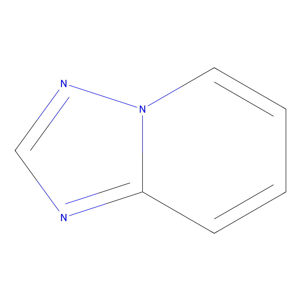 (1,2,4)Triazolo(1,5-a)pyridine molecular structure, CAS 274-85-1