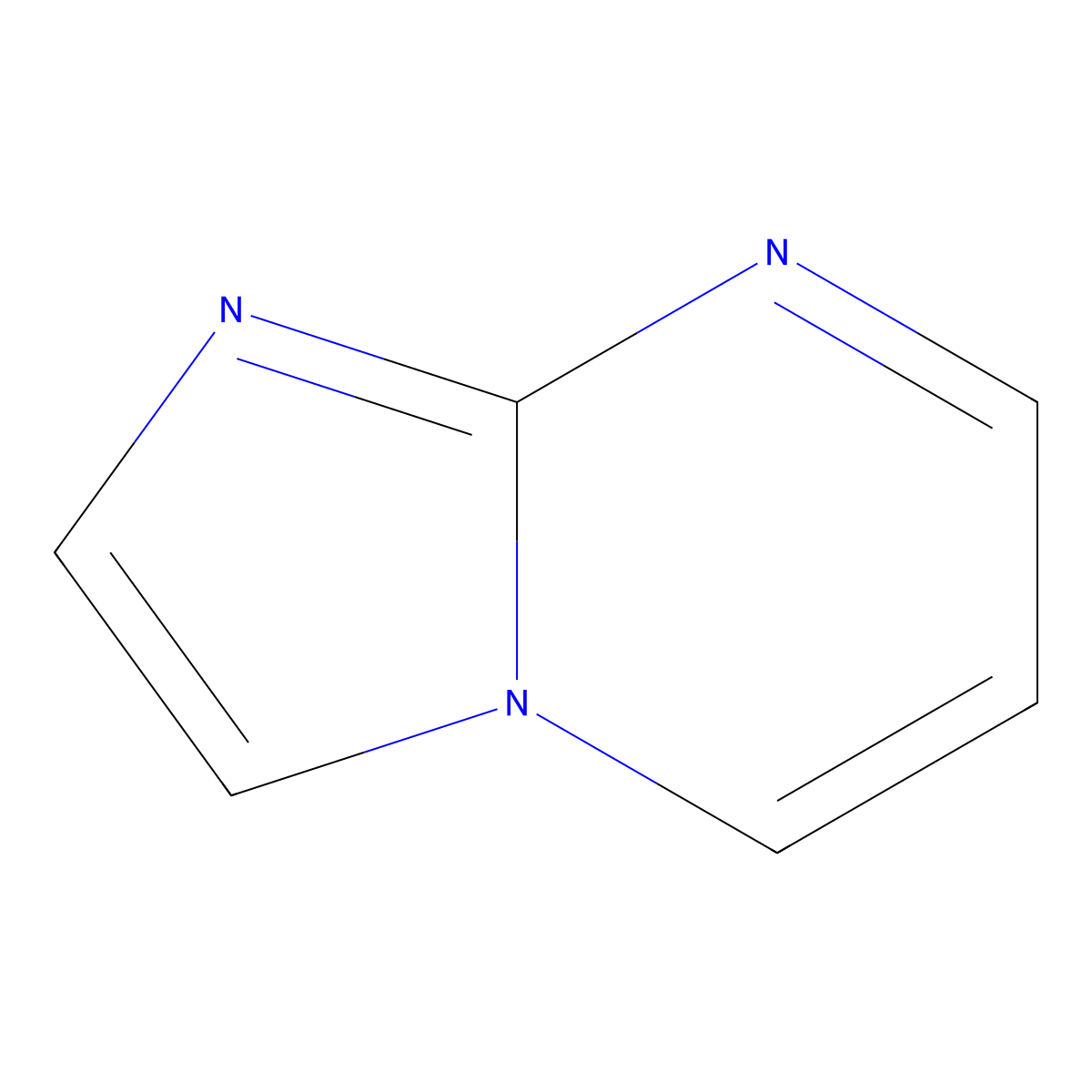 Imidazo(1,2-a)pyrimidine molecular structure, CAS 274-95-3