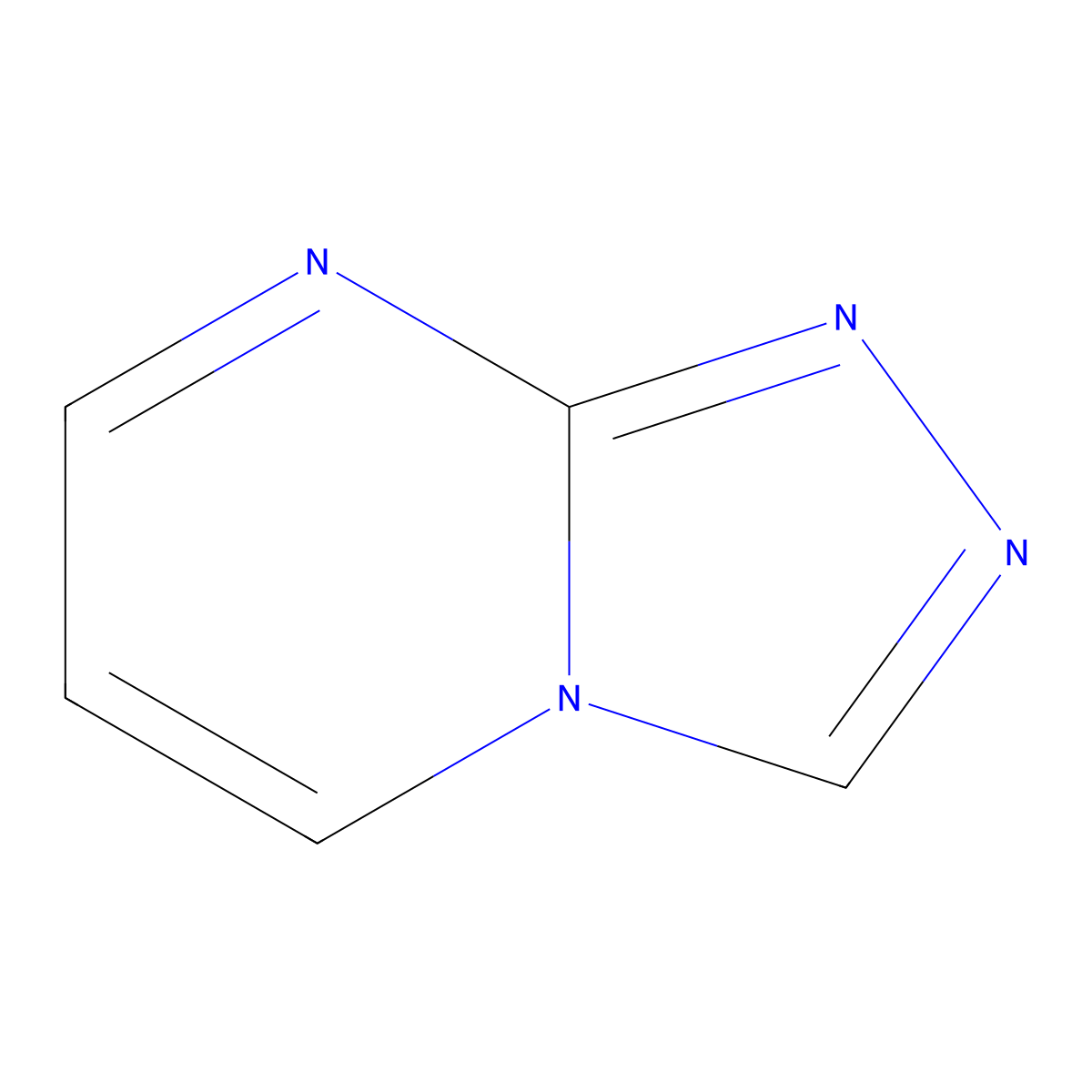 1,2,4-Triazolo[4,3-a]pyrimidine molecular structure, CAS 274-98-6