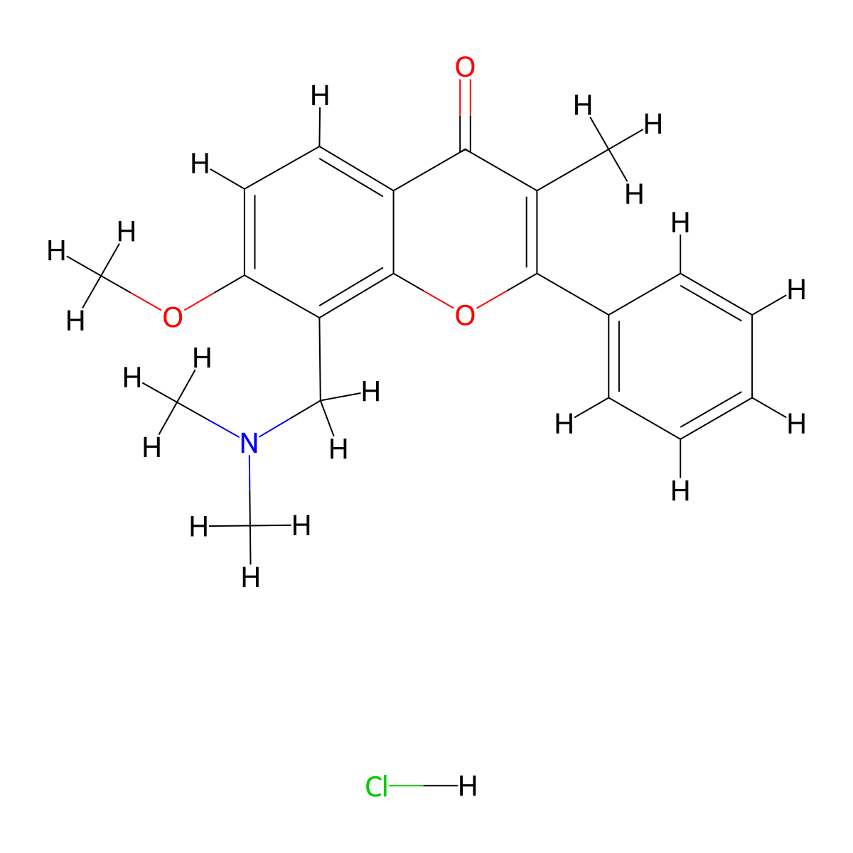 Dimefline Hydrochloride molecular structure, CAS 2740-04-7