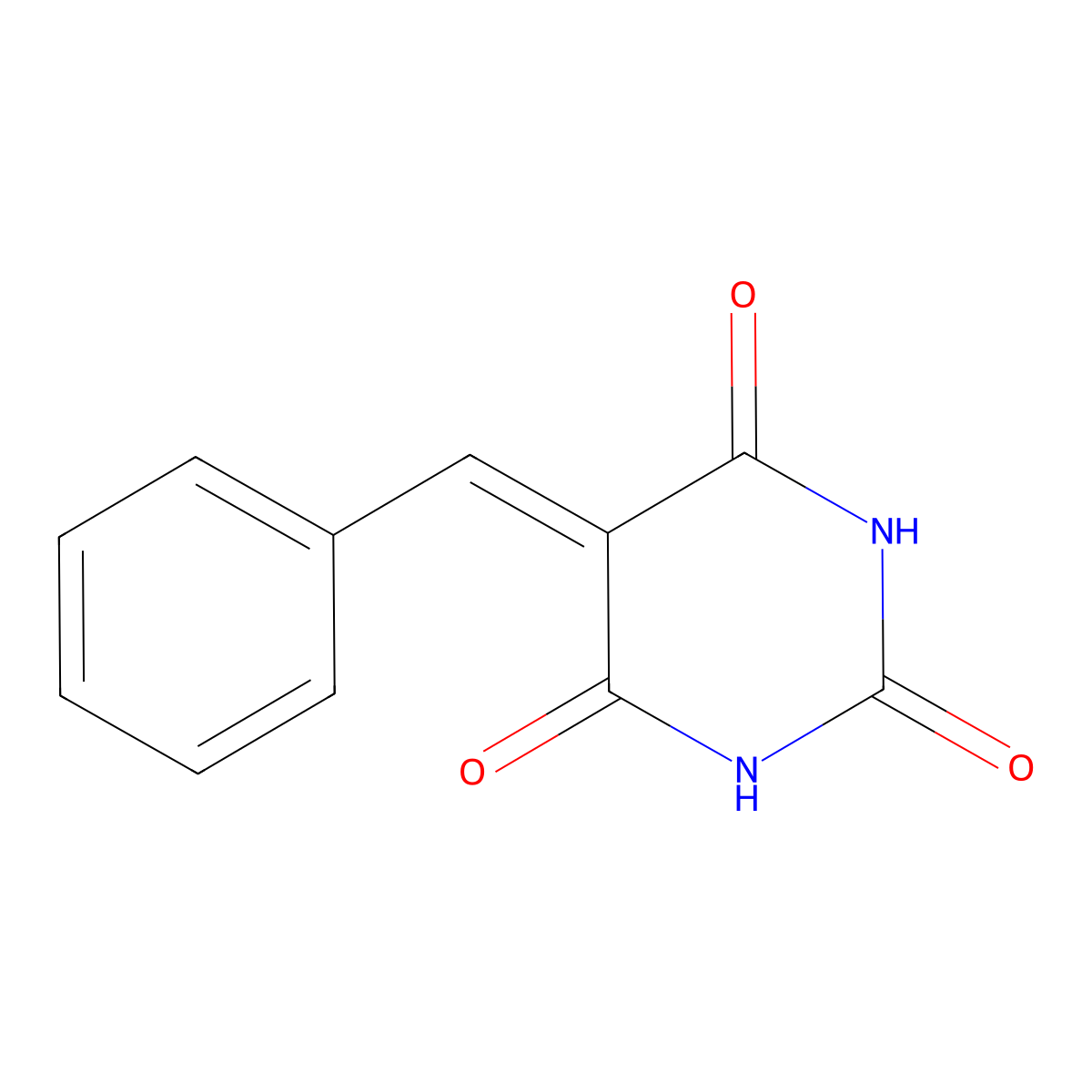 5-Benzylidenebarbituric acid molecular structure, CAS 27402-47-7